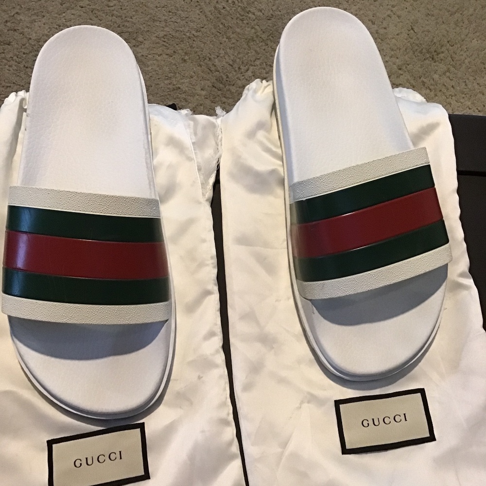 Men’s authentic Gucci slides